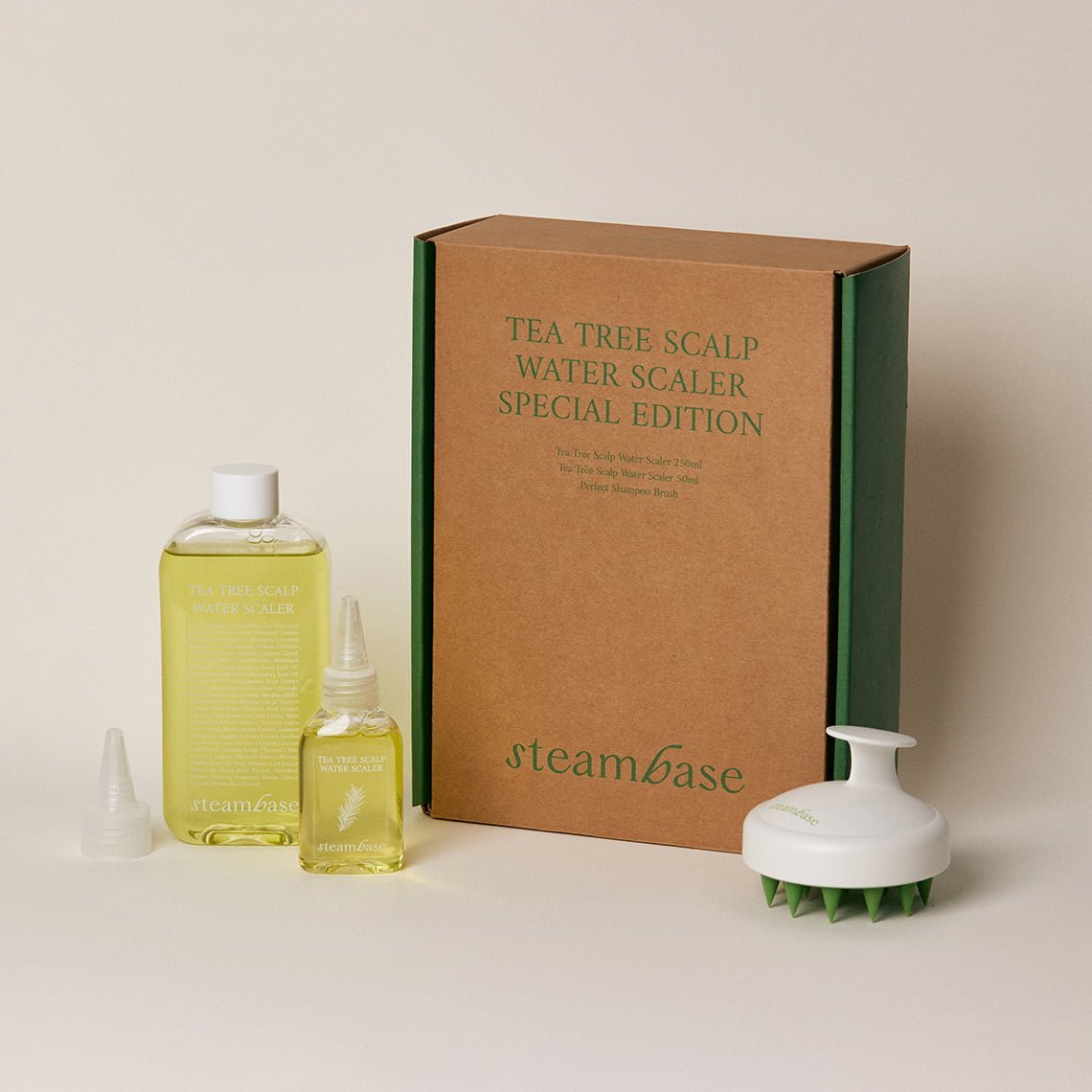 1 FREE 1** STEAMBASE Tea Tree Scalp Water Scaler - GiftSet
