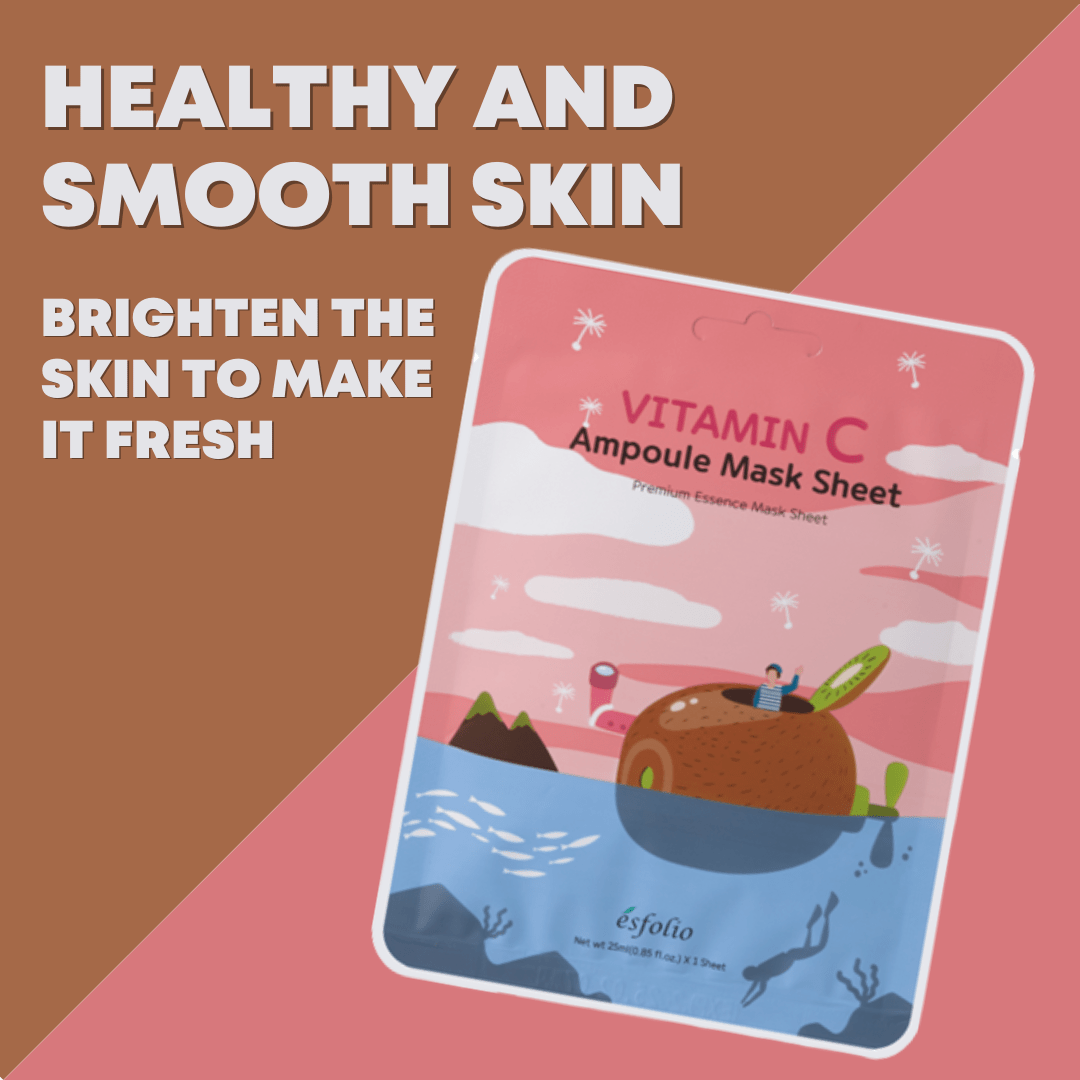 ESFOLIO Vitamin C Ampoule Mask Sheet *1pcs