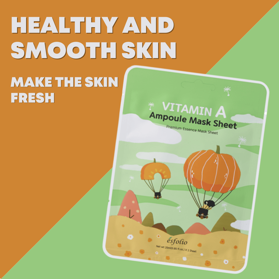 ESFOLIO Vitamin A Ampoule Mask Sheet *1pcs