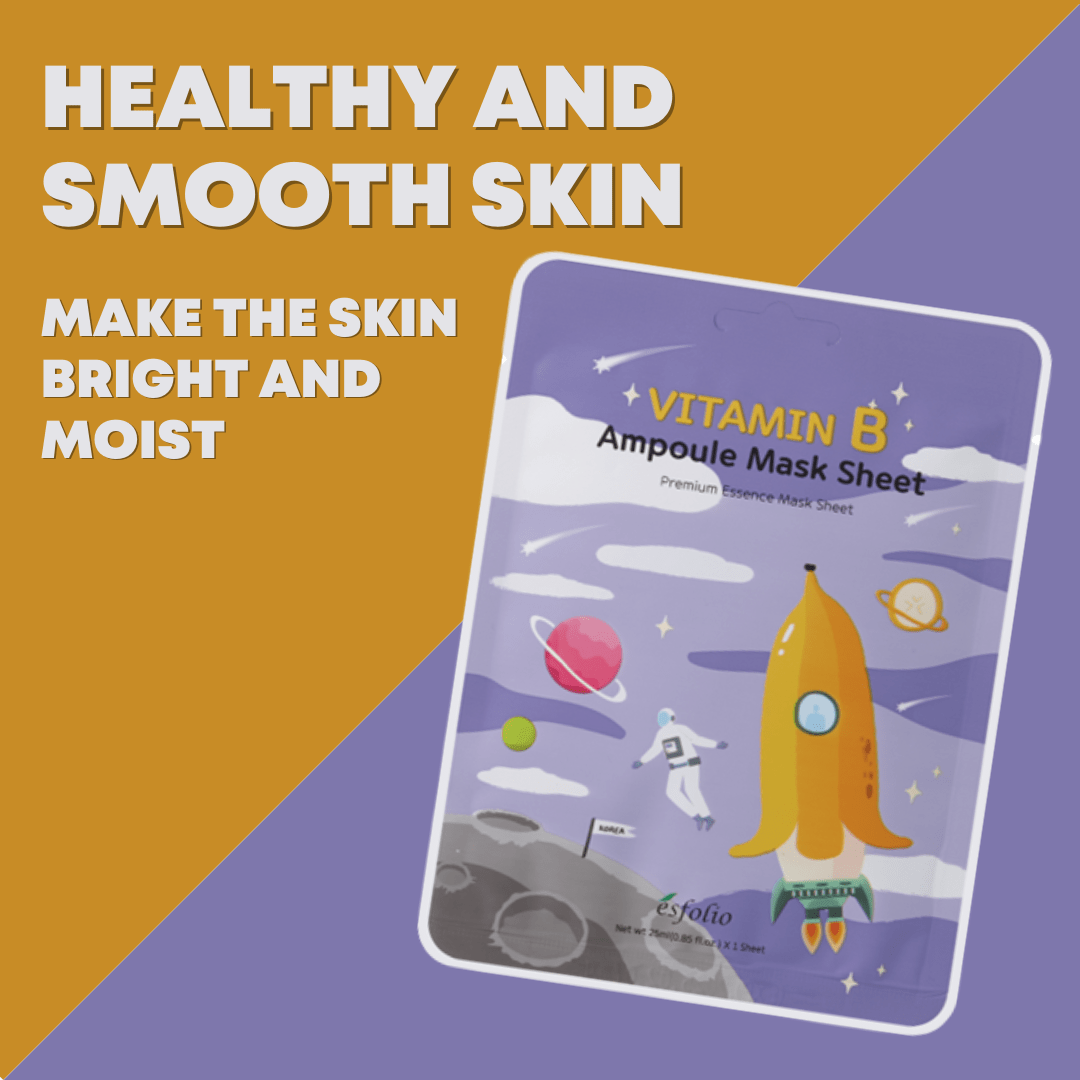 ESFOLIO Vitamin B Ampoule Mask Sheet *1pcs
