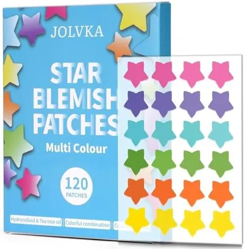 AUSLKA Star Blemish Multi-Color Pimple Patch 120pcs