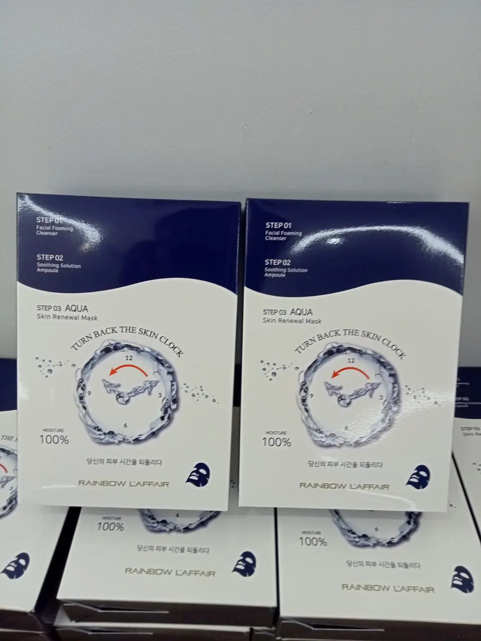 RAINBOW L'AFFAIR 3 Step Aqua Skin Renewal Mask 10pcs