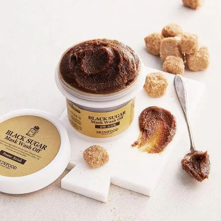 SKINFOOD Black Sugar Wash Off Mask 100g 1 free 1