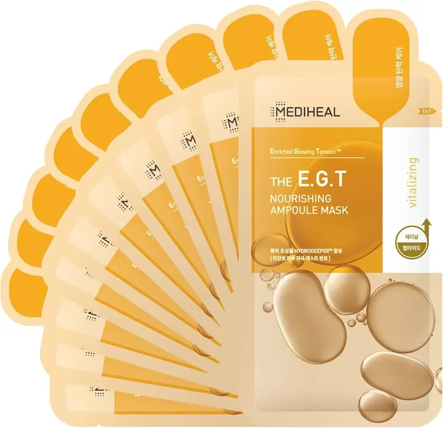 MEDIHEAL E.G.T Nourishing Ampoule Mask *10pcs